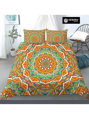 Set Copri Piumone Federe Copripiumino Etnico Mandala Duvet Cover BED0119